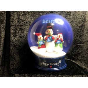 Gemmy Let It Snow Waterless Snowman Snow Globe